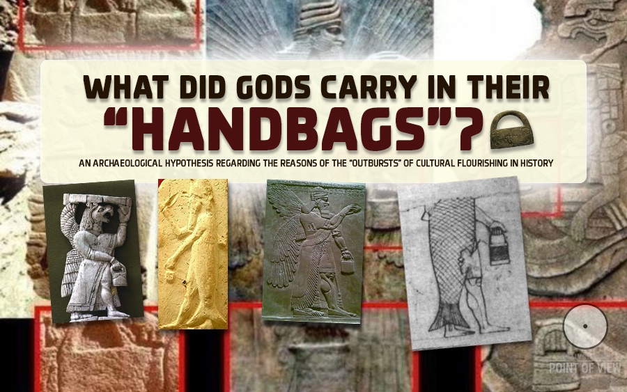 What did Gods carry in their “handbags”?