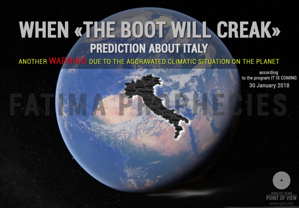 When the “boot” will creak... Will people hear? Prediction about Italy