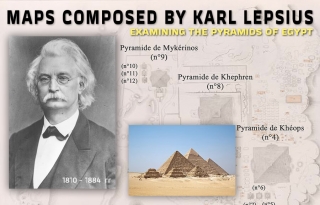 Пирамиды мира. Египет. Карты, составленные Карлом Лепсиусом.
