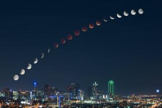 Лунное затмение ( 28.09.2015). Кровавая луна.