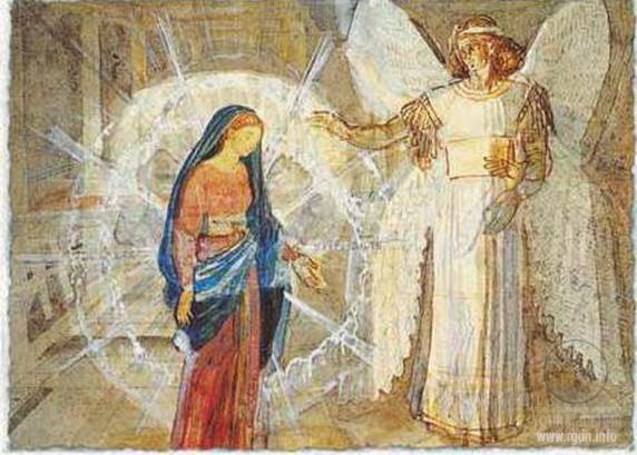Archangel Gabriel and Virgin Mary. А. Ivanov