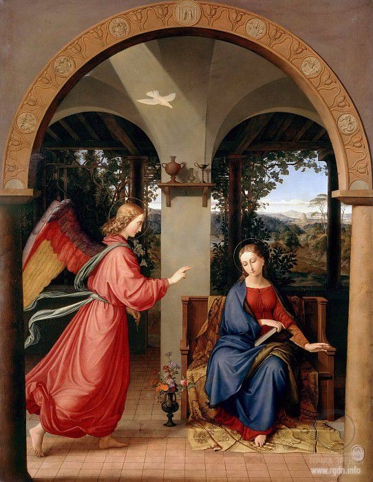 Julius Schnorr von Carolsfeld (1794-1872). The Annunciation
