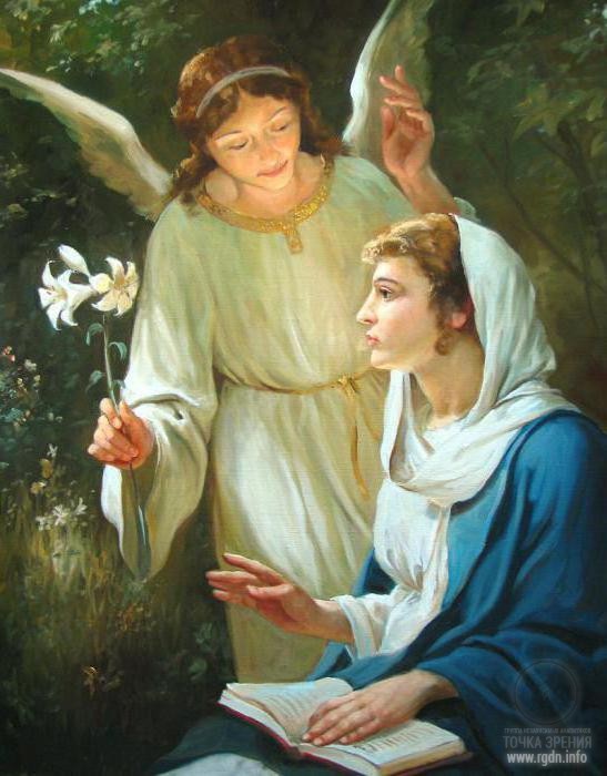 Archangel Gabriel and Virgin Mary. Andrei Shishkin (2005)