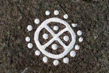 крест, петроглифы