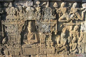 Барельефы Боробудура