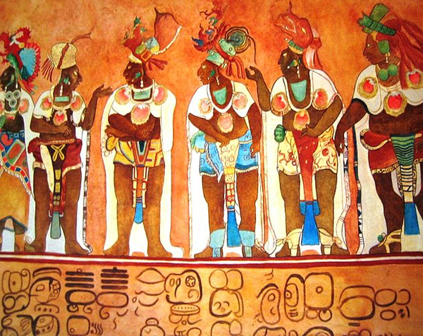 майя фреска