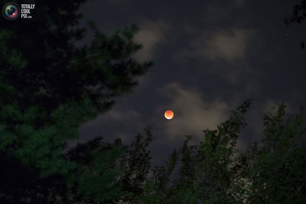 Лунное затмение полное  ( 28.09.2015)