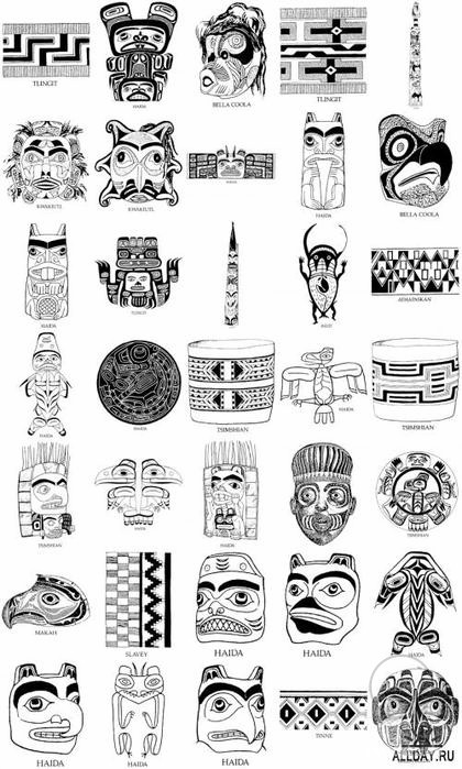 орнаменты индецев Северной Америки