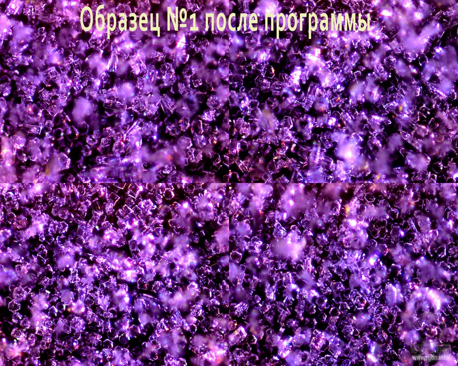 кристаллы воды после передачи с И.М.Даниловым