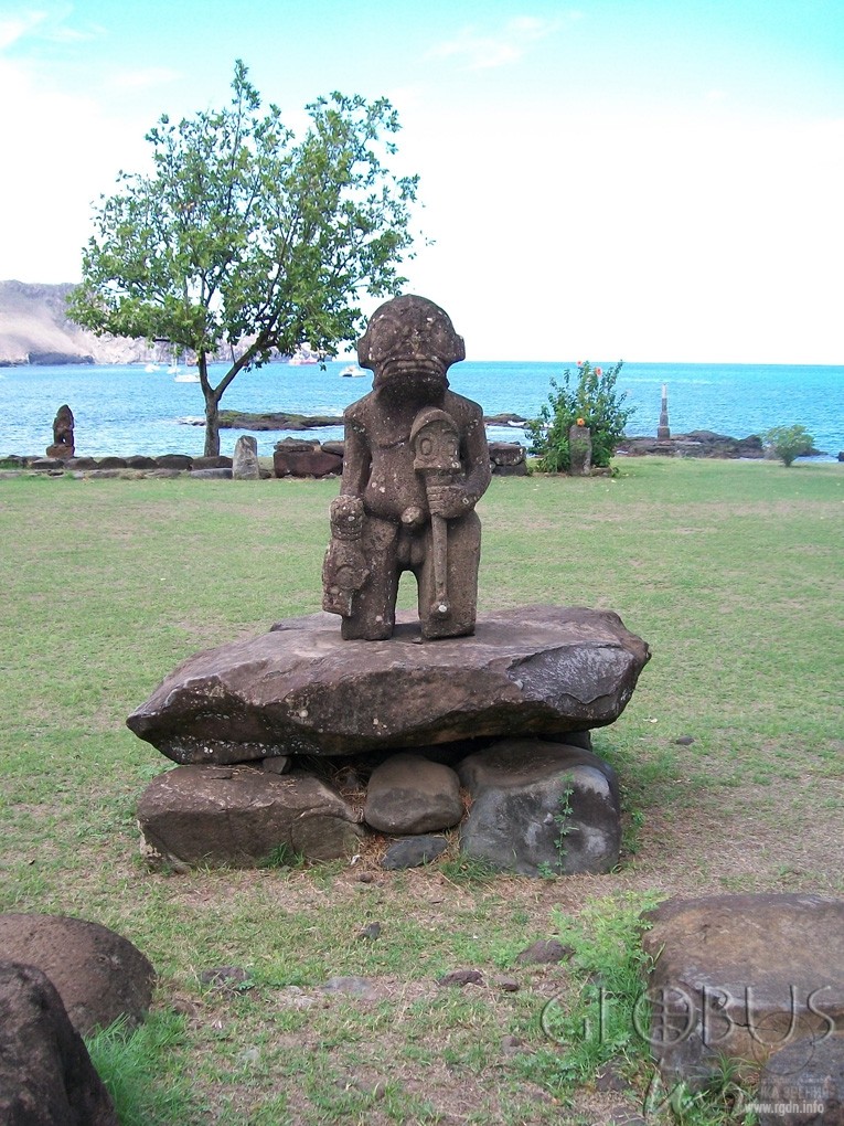 Tiki, Fatu Hiva Island, photos, Marquesas archipelago