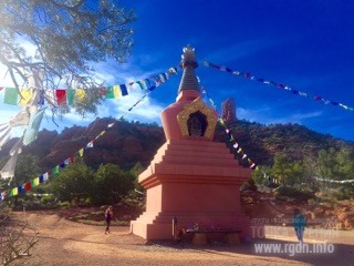 Buddhist stupa in Sedona, USA