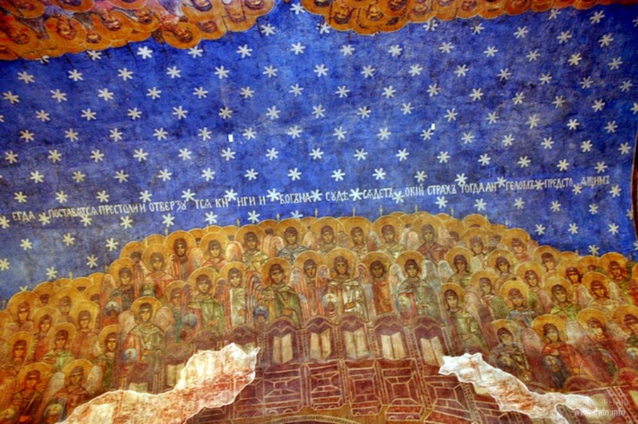 древняя роспись Кирилловской церкви в Киеве