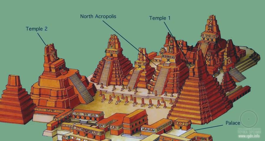 Тикаль, мексиканские пирамиды майя