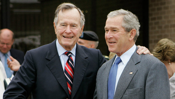 отец Буш и сын Буш