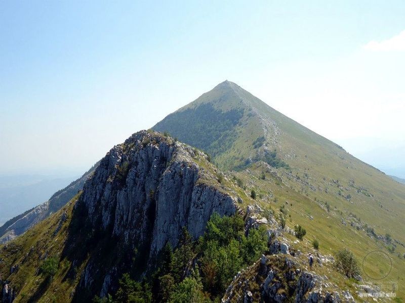 гора Ртань в Сербии