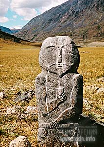 Каменные идолы на Алтае