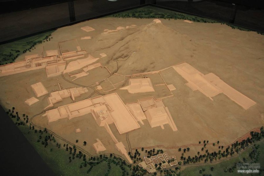 карта местности пирамид Тукуме