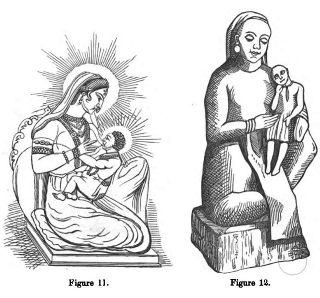 матерь божья, богородица и младенец