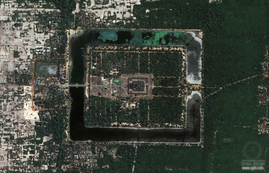 Angkor temple Cambodia plan