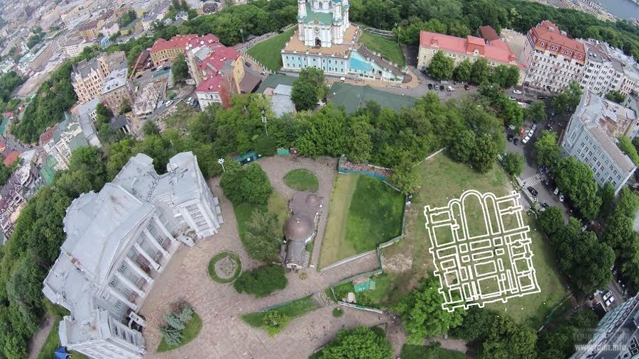 Задняя сущность, Десятинная церковь Киев