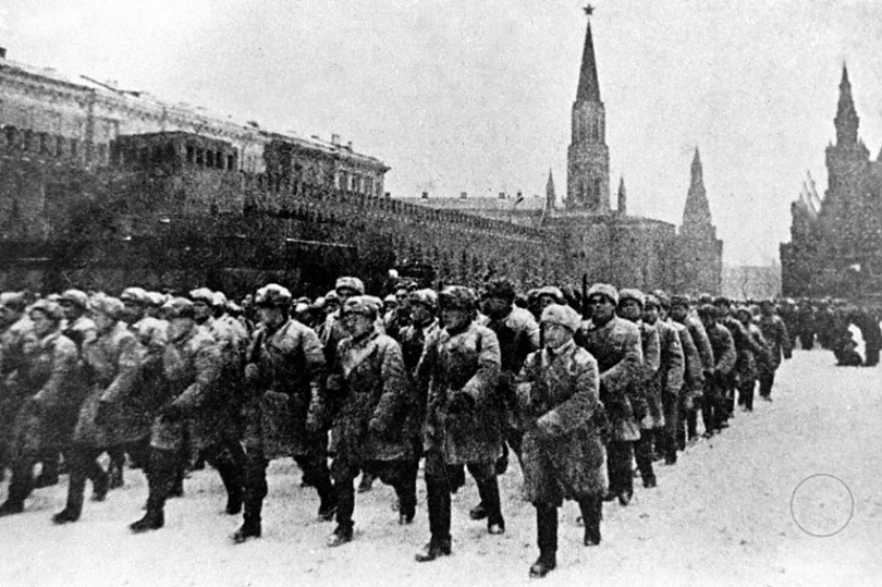 Москв, Красная площадь 1941 год