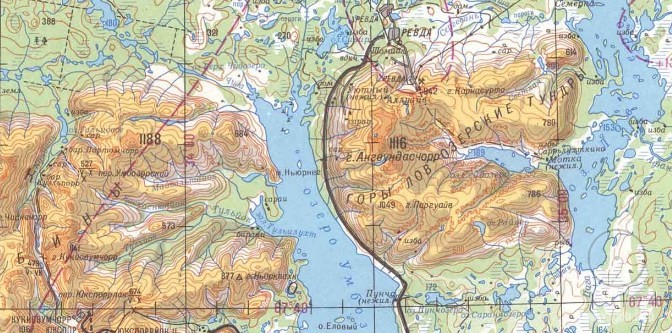 карта Сейдозеро